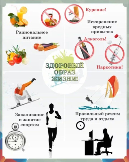 Пропаганда ЗОЖ.